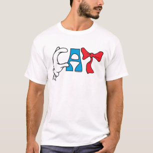 Kat in het Pet   CAT-tekst T-shirt
