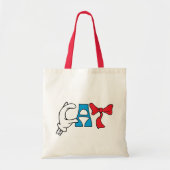 Kat in het Pet | CAT-tekst Tote Bag (Voorkant)