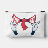 Kat in het Pet | Cat Text Bow-Stropdas Etui (Voorkant)