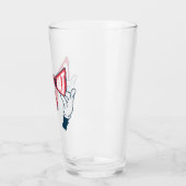 Kat in het Pet | Cat Text Bow-Stropdas Glas (Links)