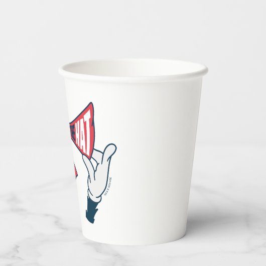 Kat in het Pet | Cat Text Bow-Stropdas Papieren Bekers (Achterkant)