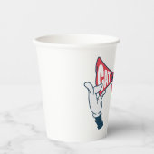 Kat in het Pet | Cat Text Bow-Stropdas Papieren Bekers (Voorkant)