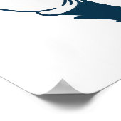 Kat in het Pet | Cat Text Bow-Stropdas Poster (Hoek)