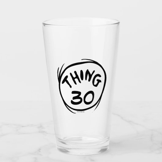 Kat in het Pet |Custom Thing Two Glas (Voorkant)