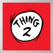 Kat in het Pet |Custom Thing Two Poster (Voorkant)