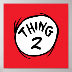 Kat in het Pet  Custom Thing Two Poster