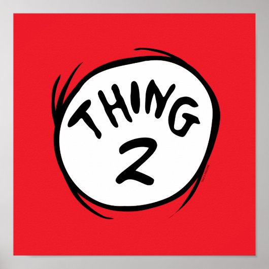 Kat in het Pet |Custom Thing Two Poster (Voorkant)