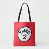 Kat in het Pet |Custom Thing Two Tote Bag (Voorkant)