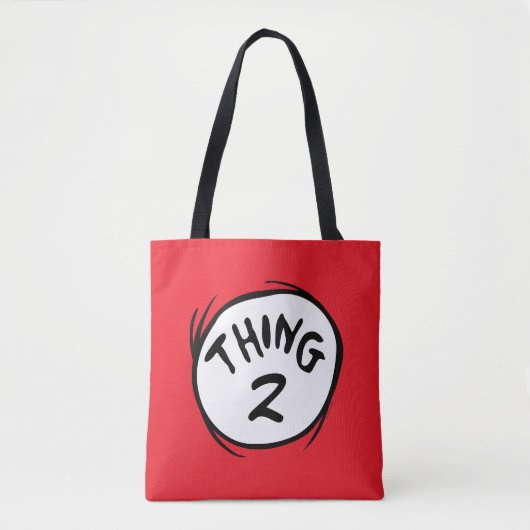 Kat in het Pet |Custom Thing Two Tote Bag (Voorkant)
