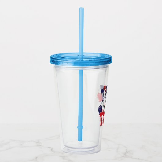 Kat in het Pet | Dat is het Acryl Drinkbeker (Rechts)