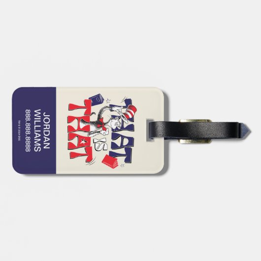 Kat in het Pet | Dat is het Bagagelabel (Achterkant horizontaal)