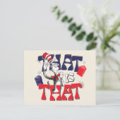 Kat in het Pet | Dat is het Briefkaart (Staand voorkant)