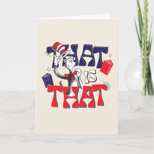 Kat in het Pet | Dat is het Kaart (Voorkant)