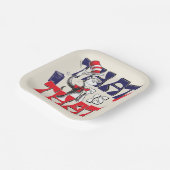 Kat in het Pet | Dat is het Papieren Bordje (Gebogen)