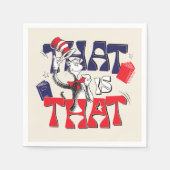 Kat in het Pet | Dat is het Servet (Voorkant)