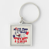 Kat in het Pet | Dat is het Sleutelhanger (Voorkant)