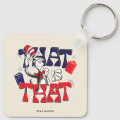 Kat in het Pet | Dat is het Sleutelhanger (Achterkant)