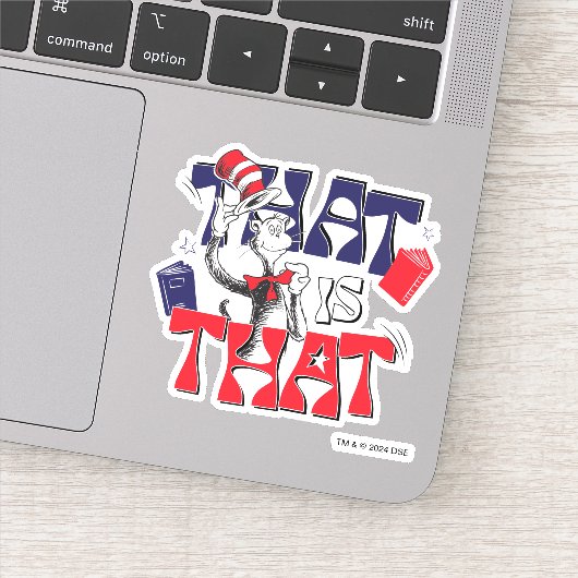 Kat in het Pet | Dat is het Sticker (Detail)