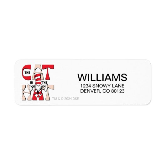 Kat in het Pet | De Gekke kat in het Pet Etiket (Voorkant)