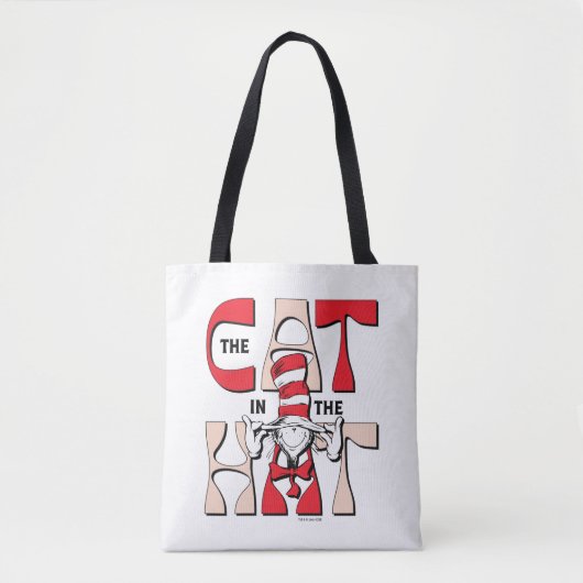 Kat in het Pet | De Gekke kat in het Pet Tote Bag (Voorkant)