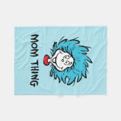 Kat in het Pet | Ding Een Ding Twee - Mam Thing Fleece Deken (Voorkant (Horizontaal))