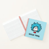 Kat in het Pet Ding Een Ding Twee - Zuster Ding Notitieboek (Binnen)