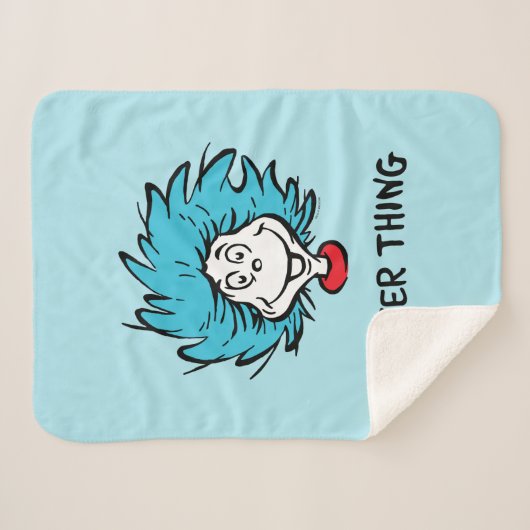 Kat in het Pet Ding Een Ding Twee - Zuster Ding Sherpa Deken (Voorkant (horizontaal))