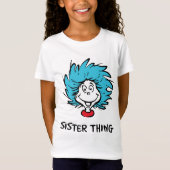 Kat in het Pet Ding Een Ding Twee - Zuster Ding T-shirt (Voorkant)