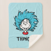 Kat in het Pet | Ding één Sherpa Deken (Voorkant)