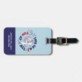 Kat in het Pet | Dit is helemaal niet leuk Bagagelabel (Voorkant horizontaal)