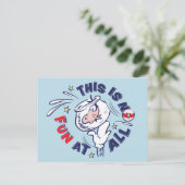 Kat in het Pet | Dit is helemaal niet leuk Briefkaart (Staand voorkant)