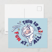 Kat in het Pet | Dit is helemaal niet leuk Briefkaart (Voorkant / Achterkant)