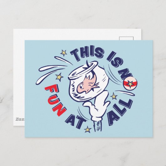 Kat in het Pet | Dit is helemaal niet leuk Briefkaart (Voorkant / Achterkant)