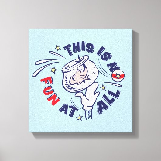 Kat in het Pet | Dit is helemaal niet leuk Canvas Afdruk (Voorkant)