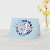 Kat in het Pet | Dit is helemaal niet leuk Kaart (Gele Bloem)