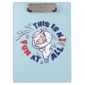 Kat in het Pet | Dit is helemaal niet leuk Klembord (Voorkant)