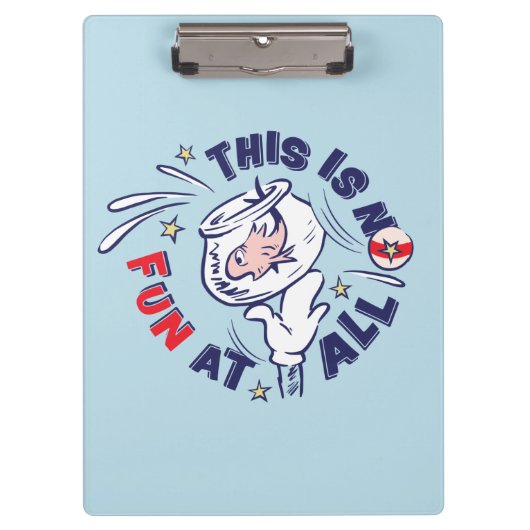 Kat in het Pet | Dit is helemaal niet leuk Klembord (Voorkant)