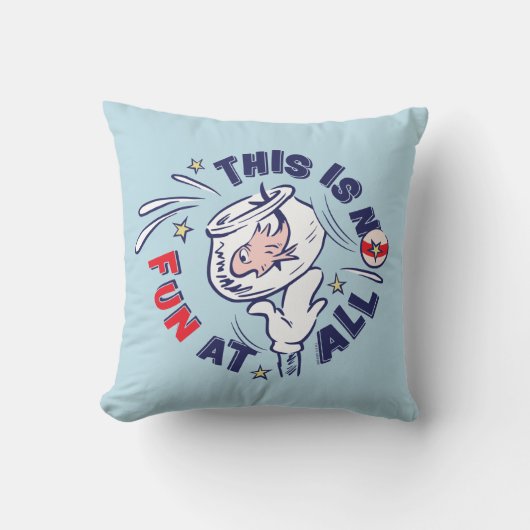 Kat in het Pet | Dit is helemaal niet leuk Kussen (Voorkant)