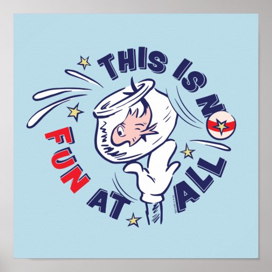 Kat in het Pet | Dit is helemaal niet leuk Poster (Voorkant)