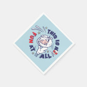 Kat in het Pet | Dit is helemaal niet leuk Servet (Hoek)