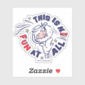 Kat in het Pet | Dit is helemaal niet leuk Sticker (Vel)