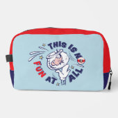 Kat in het Pet | Dit is helemaal niet leuk Toilettasje (Voorkant)