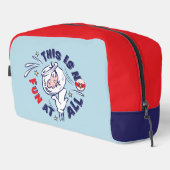 Kat in het Pet | Dit is helemaal niet leuk Toilettasje (Rechterhoek)