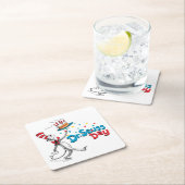 Kat in het Pet | Dr. Seuss Day Kartonnen Onderzetters (Insitu)