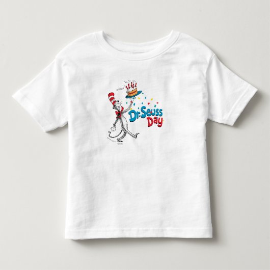 Kat in het Pet | Dr. Seuss Day Kinder Shirts (Voorkant)