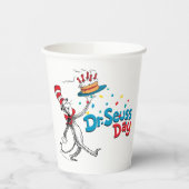 Kat in het Pet | Dr. Seuss Day Papieren Bekers (Links)
