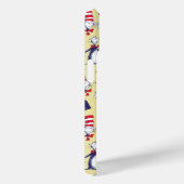 Kat in het Pet | geel patroon Case-Mate iPhone Case (Achterkant / Rechts)