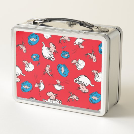 Kat in het Pet | Het rode patroon van de vis (Achterkant)