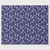 Kat in het Pet | Het vispatroon Cadeaupapier (Vlak)