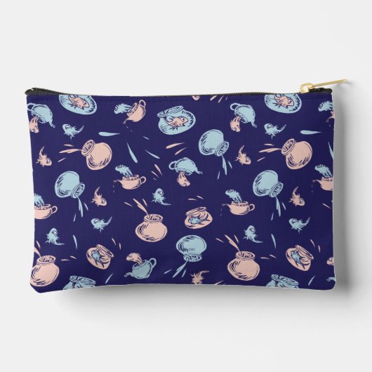 Kat in het Pet | Het vispatroon Etui (Achterkant)